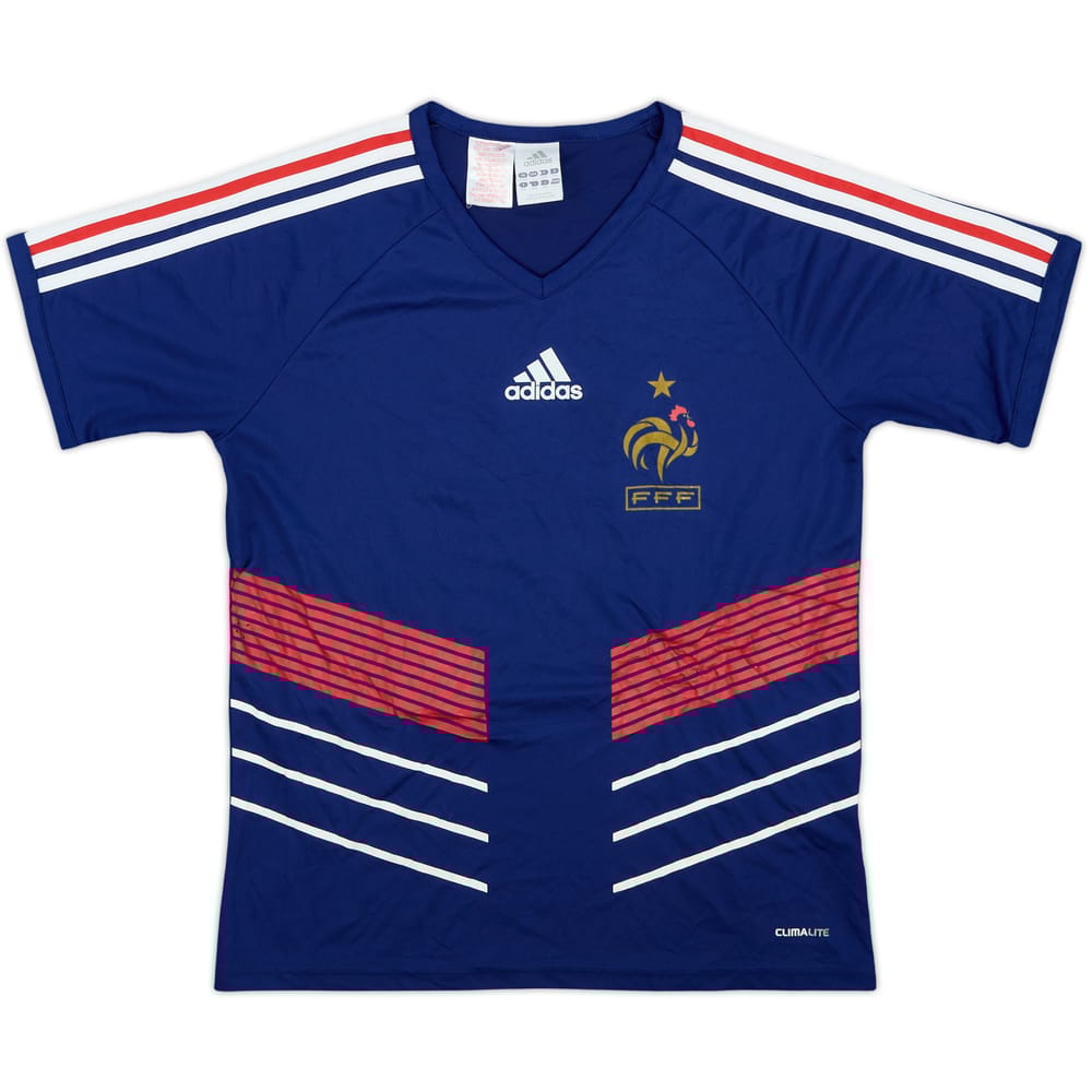 2009-10 France Basic Home Shirt - 9/10 - (L.Boys)