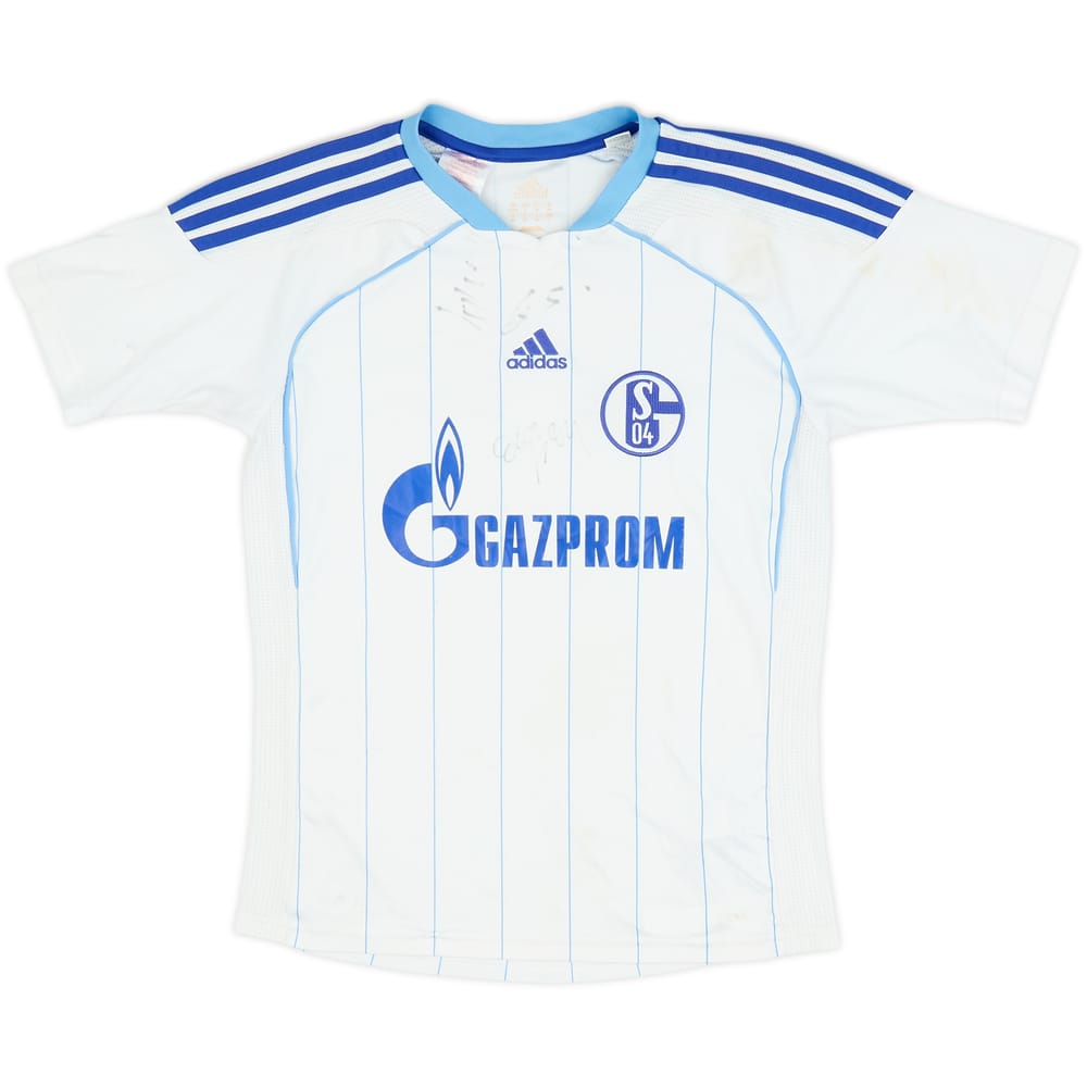 2011-12 Schalke Signed Away Shirt - 6/10 - (M.Boys)