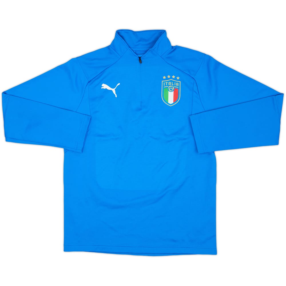 2018-20 Italy Puma 1/4 Zip Drill Top - 7/10 - (L.Boys)