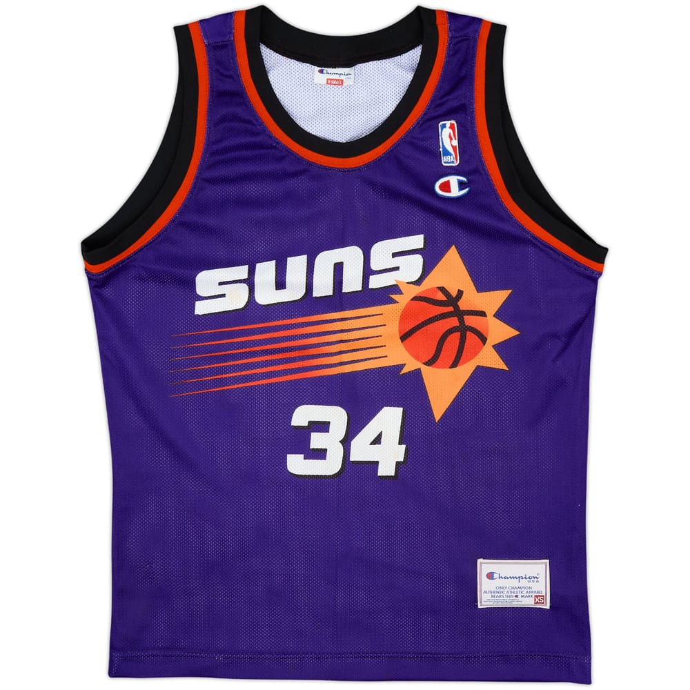 1992-96 Phoenix Suns Barkley #34 Champion Away Jersey - 7/10 - (XS)