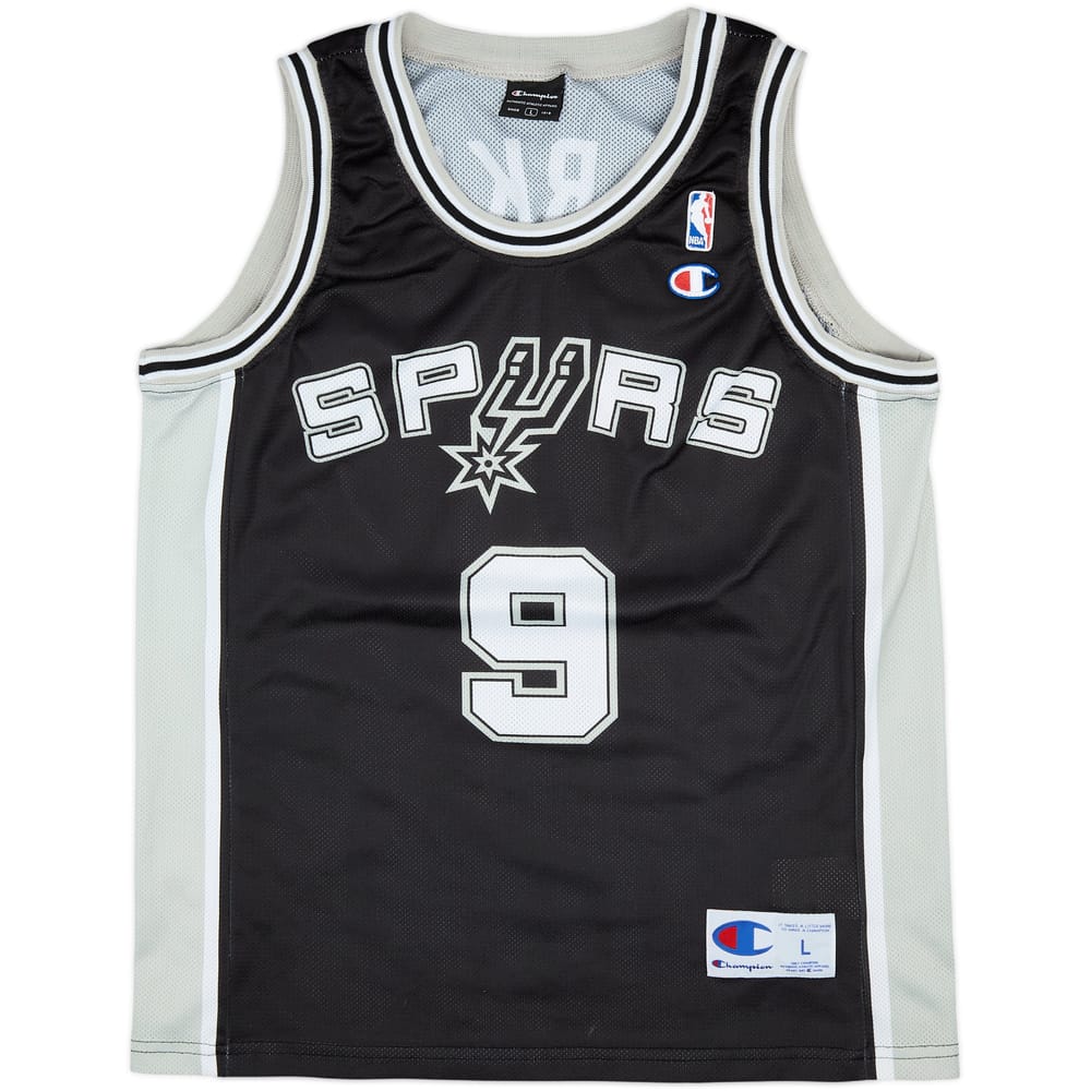 2002-10 San Antonio Spurs Parker #9 Champion Away Jersey - 9/10 - (L)
