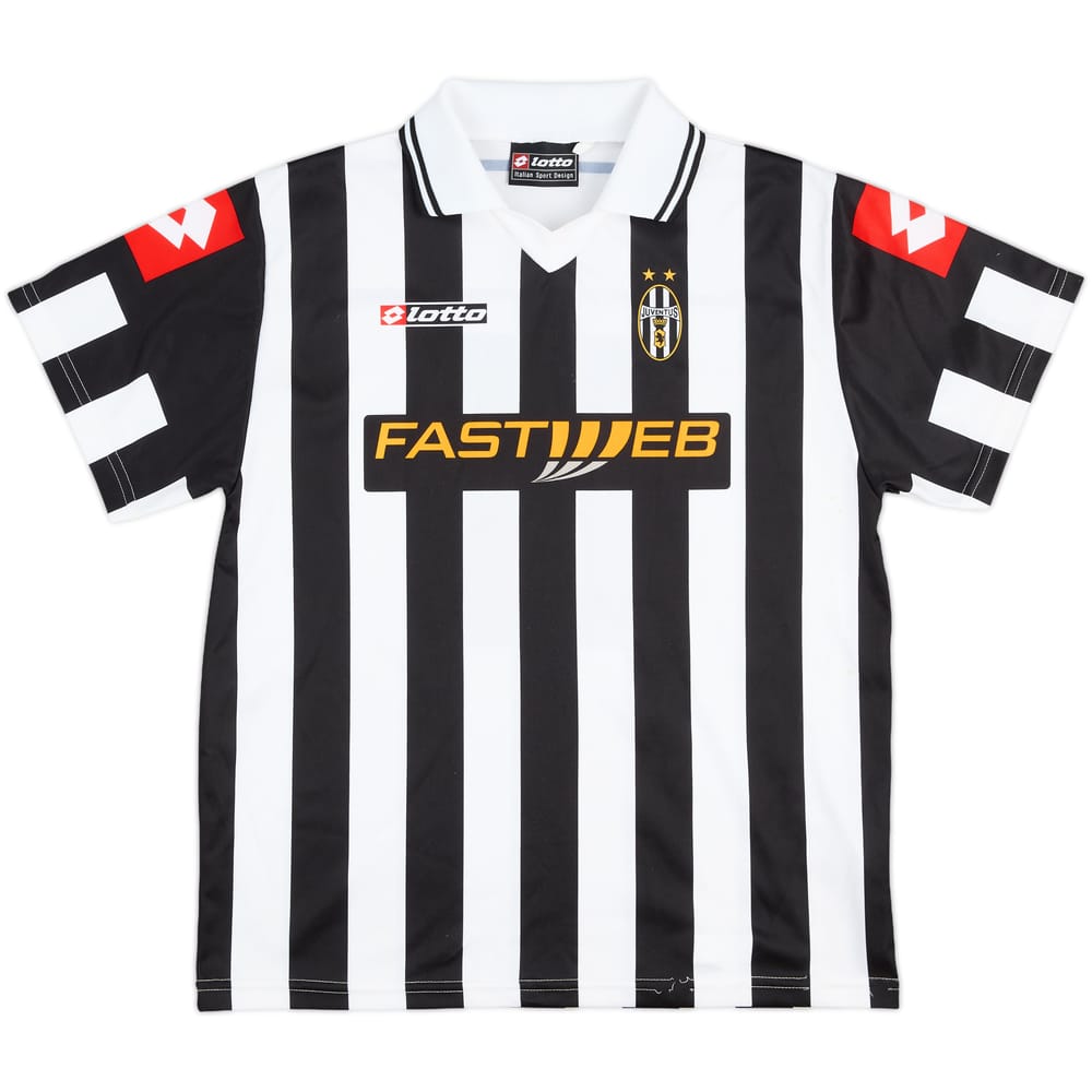 2001-02 Juventus Basic Home Shirt - 7/10 - (XL.Boys)