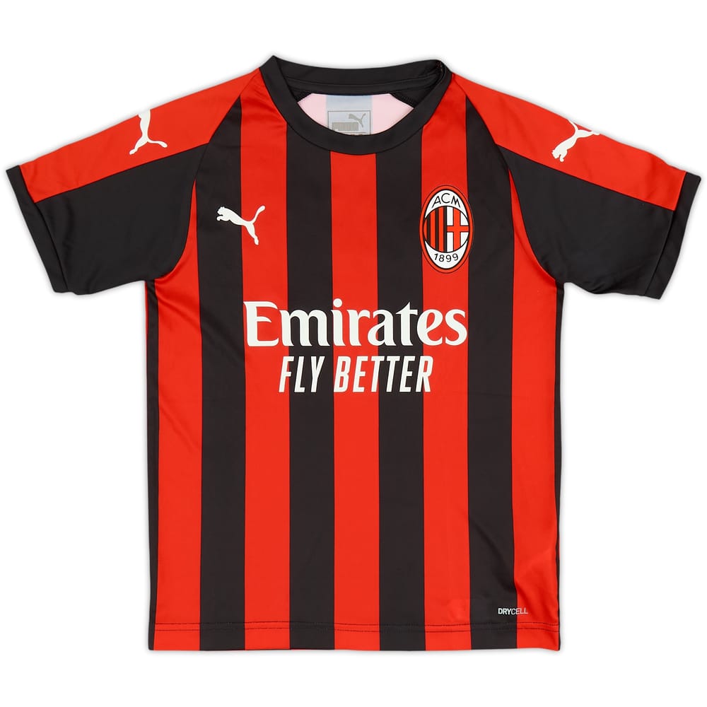 2018-19 AC Milan Basic Home Shirt - 9/10 - (S.Boys)