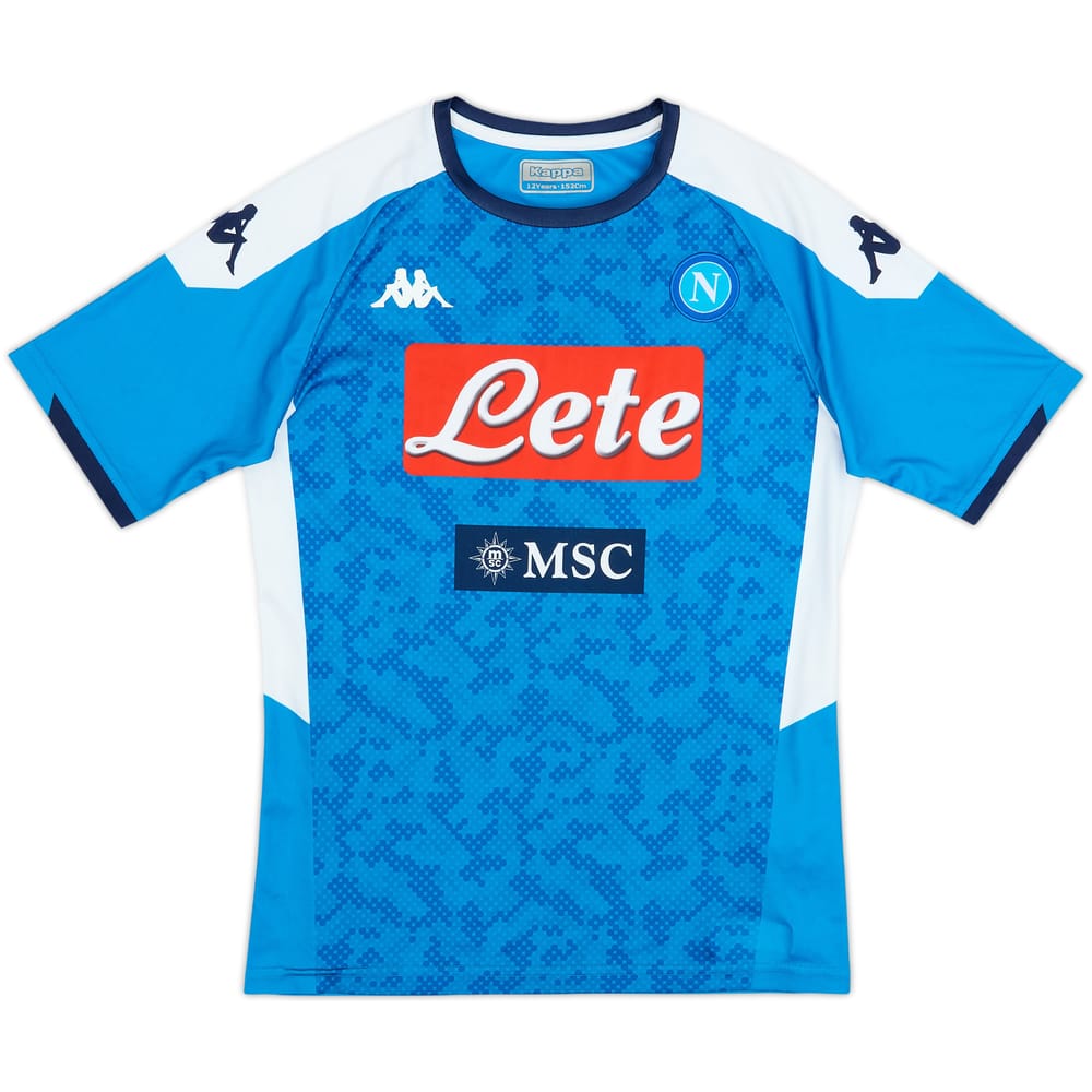 2019-20 Napoli Basic Home Shirt - 7/10 - (M.Boys)