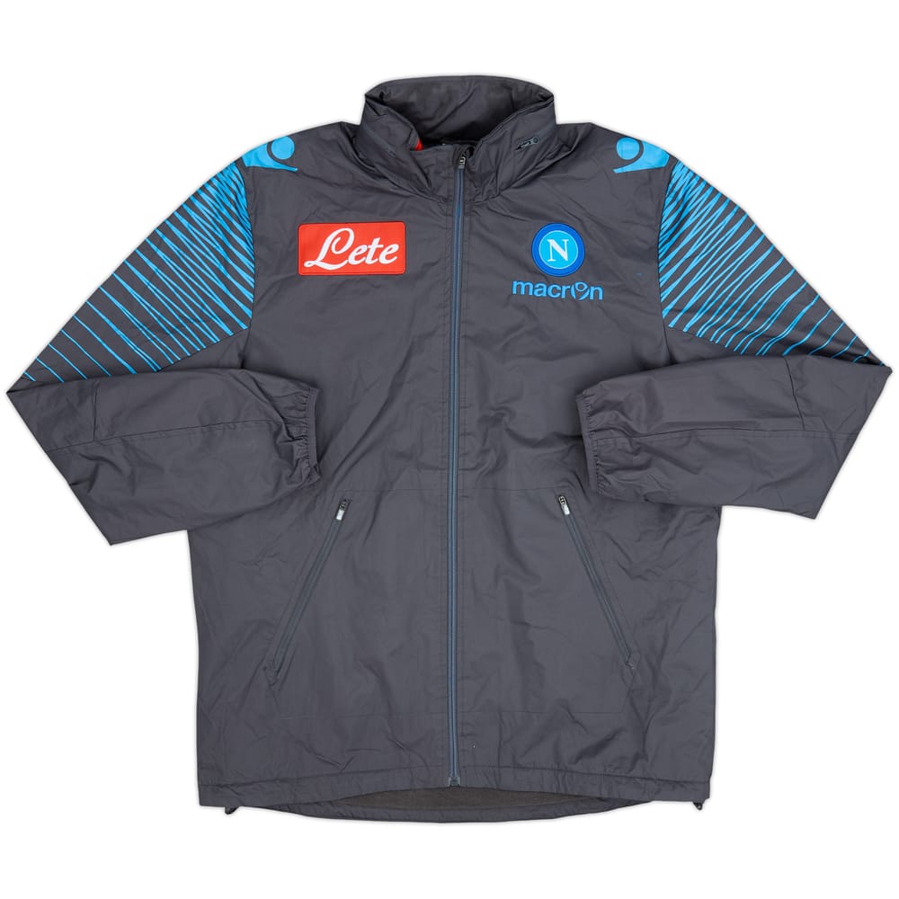 2013-14 Napoli Macron Track Jacket - 8/10 - (XL)