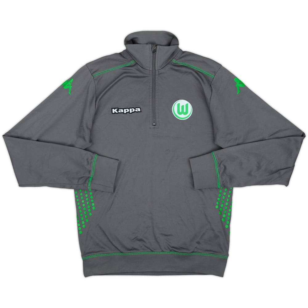 2014-15 Wolfsburg Kappa 1/4 Zip Drill Top - 8/10 - (S)