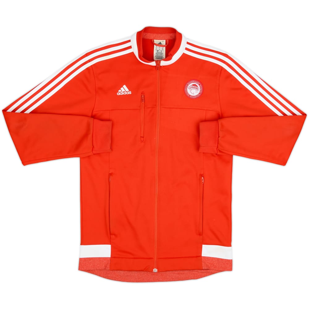 2015-16 Olympiakos adidas Track Jacket - 7/10 - (S)