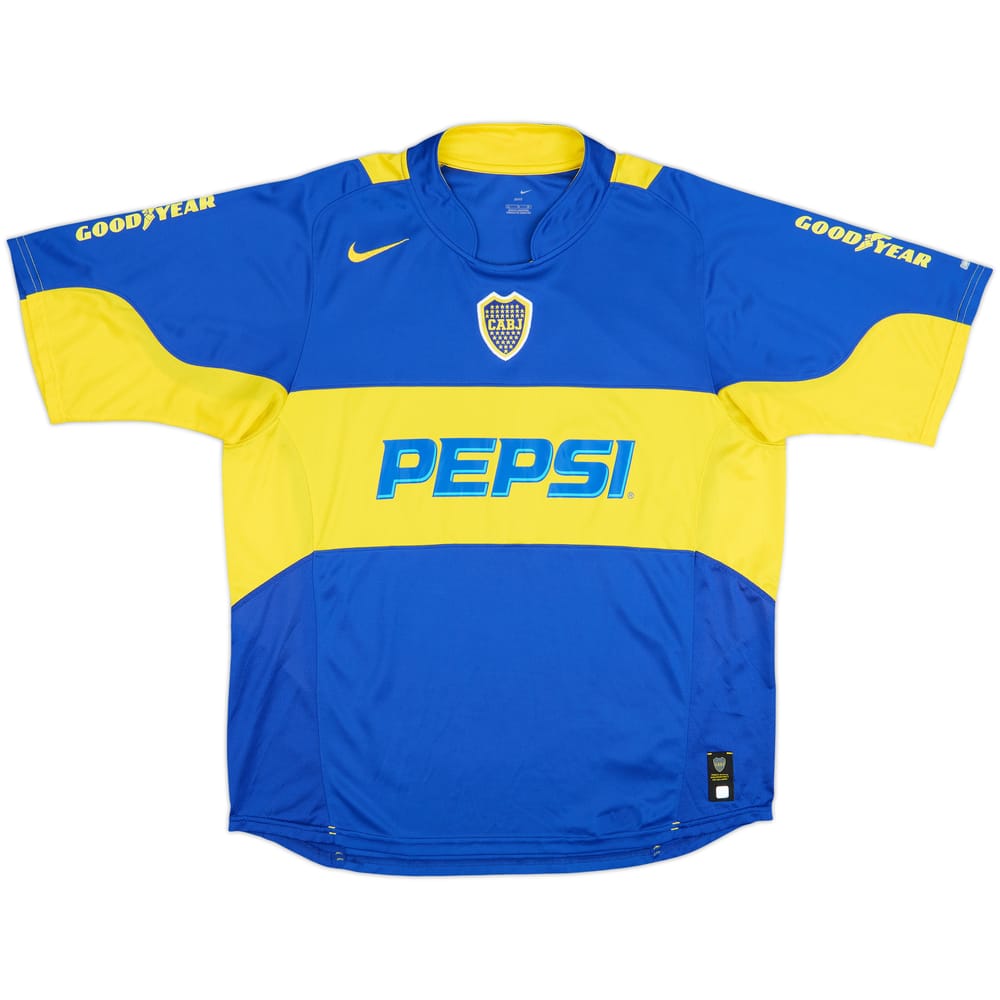 2004-05 Boca Juniors Home Shirt #7 - 9/10 - (XL)