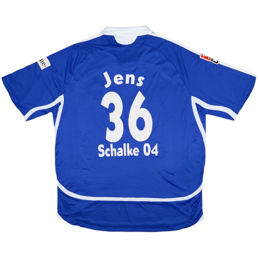 2007-08 Schalke Home Shirt Jens #36 - 4/10 - (XXL)