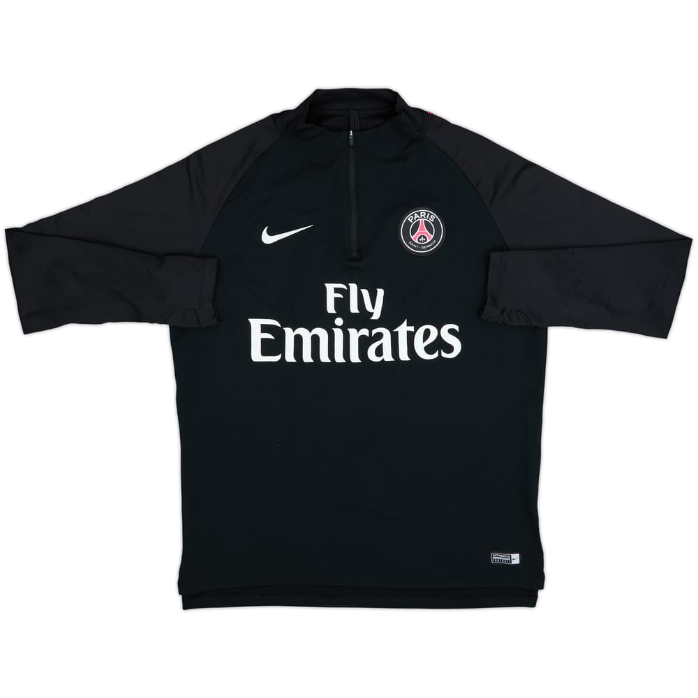 2018-19 Paris Saint-Germain Nike 1/4 Zip Drill Top - 8/10 - (L)