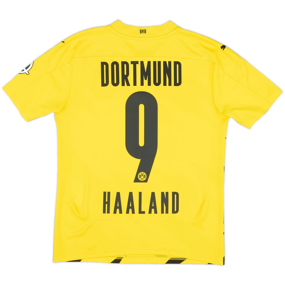 2020-21 Borussia Dortmund Home Shirt Haaland #9 - 6/10 - (S)
