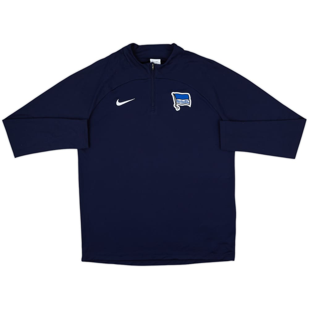 2022-23 Hertha Berlin Nike 1/4 Zip Training Top - 8/10 - (L)