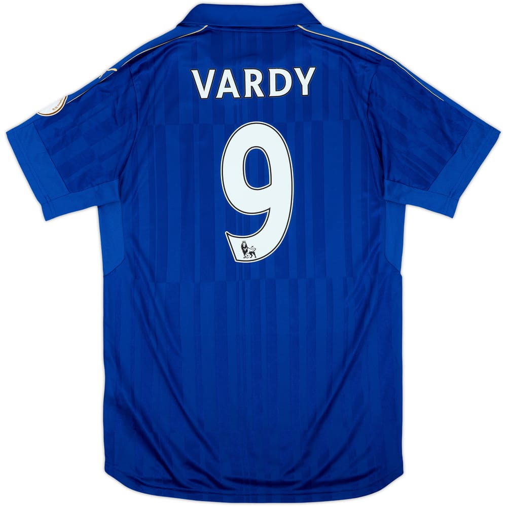2016-17 Leicester Home Shirt Vardy #9 - 6/10 - (M)
