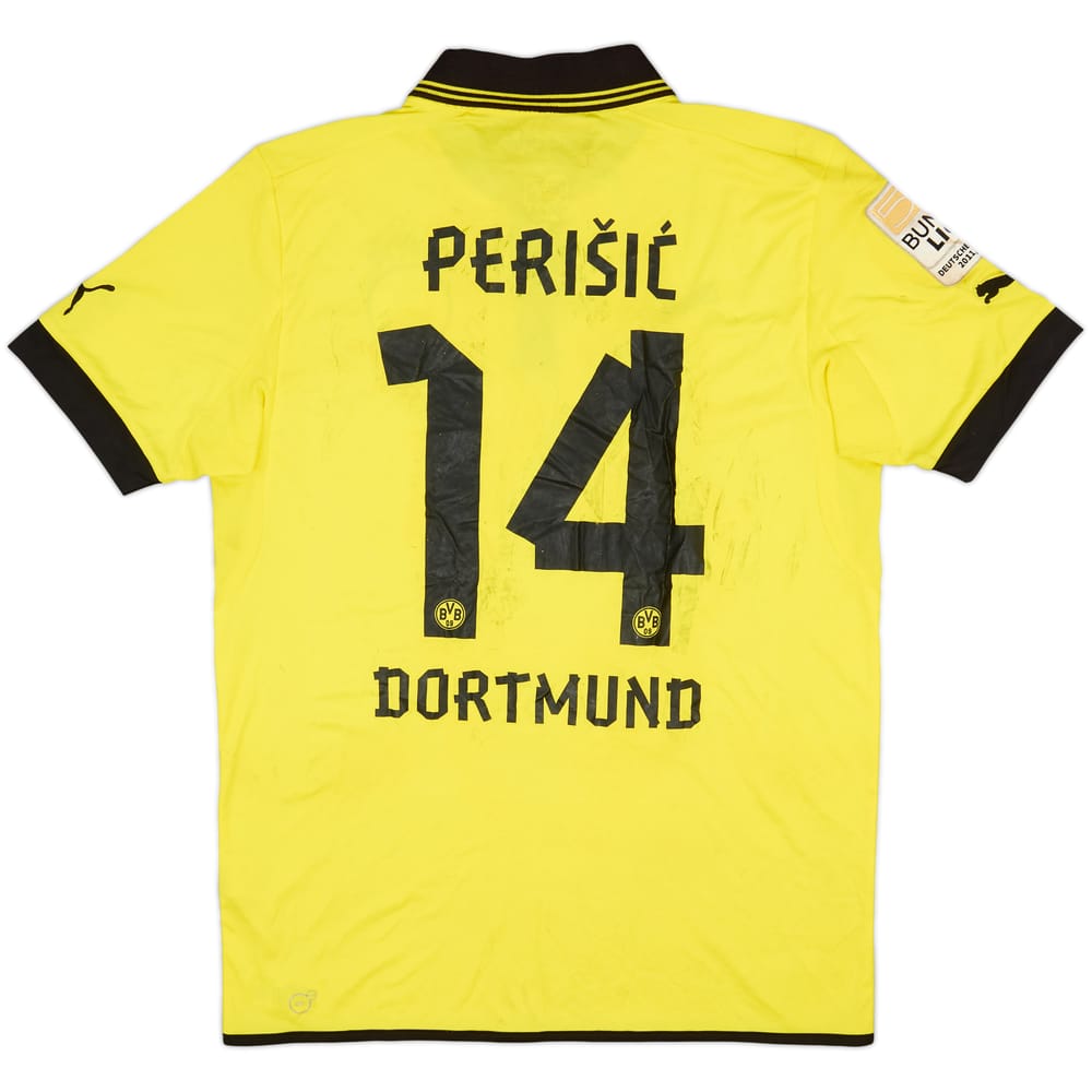 2012-13 Borussia Dortmund Home Shirt Perisic #14 - 4/10 - (L)