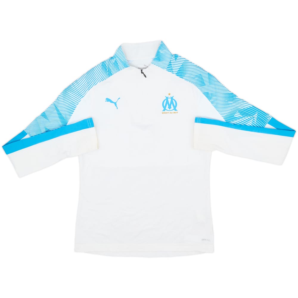 2019-20 Olympique Marseille Puma 1/4 Zip Drill Top - 7/10 - (XS)