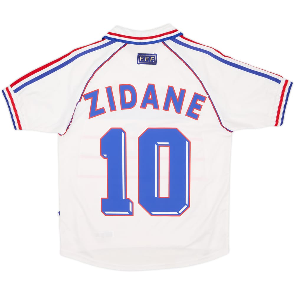 1998 France Away Shirt Zidane #10 - 6/10 - (Y)