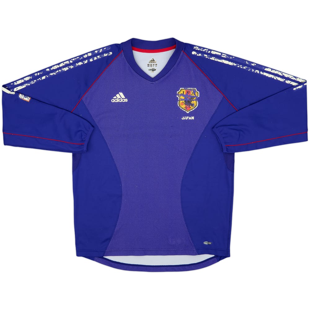 2002-04 Japan Home L/S Shirt - 4/10 - (M)