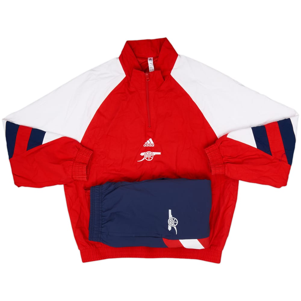 2023-24 Arsenal adidas 1/4 Zip Icon Tracksuit - 9/10 - (M)