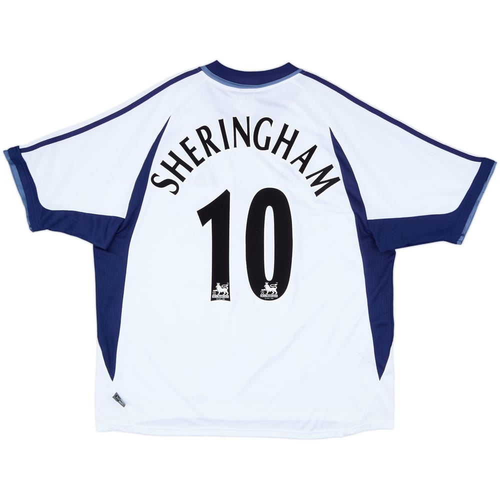 2001-02 Tottenham Home Shirt Sheringham #10 - 6/10 - (XL)