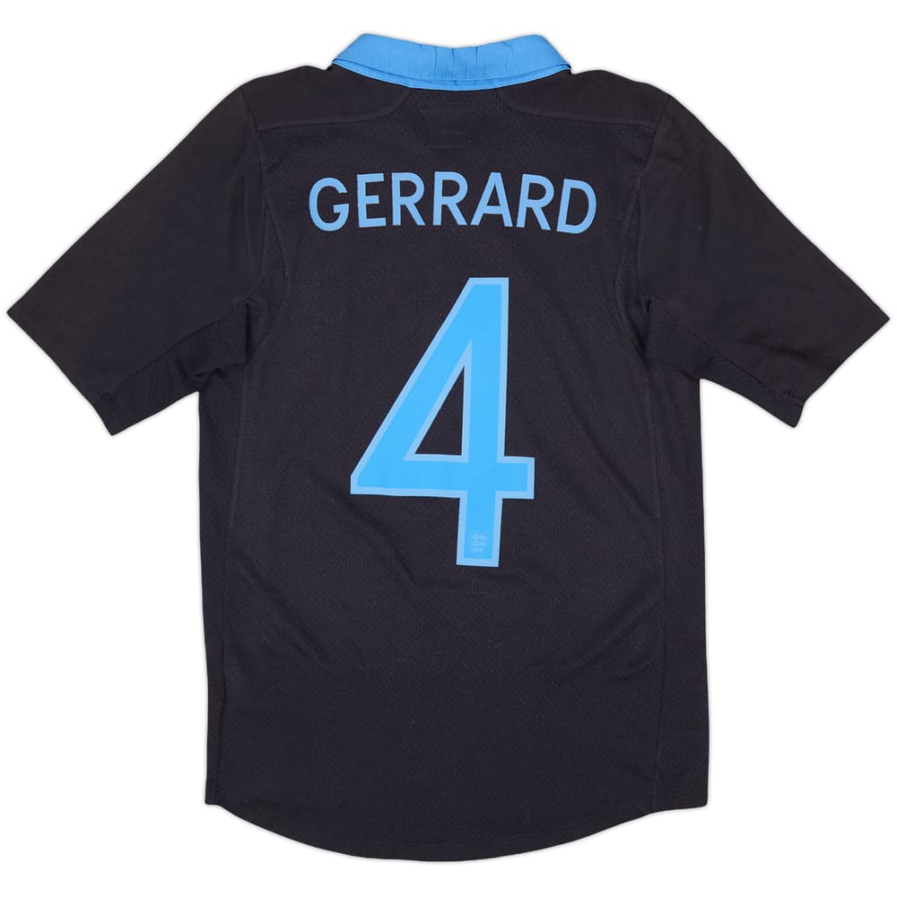 2011-12 England Away Shirt Gerrard #4 - 7/10 - (XS)