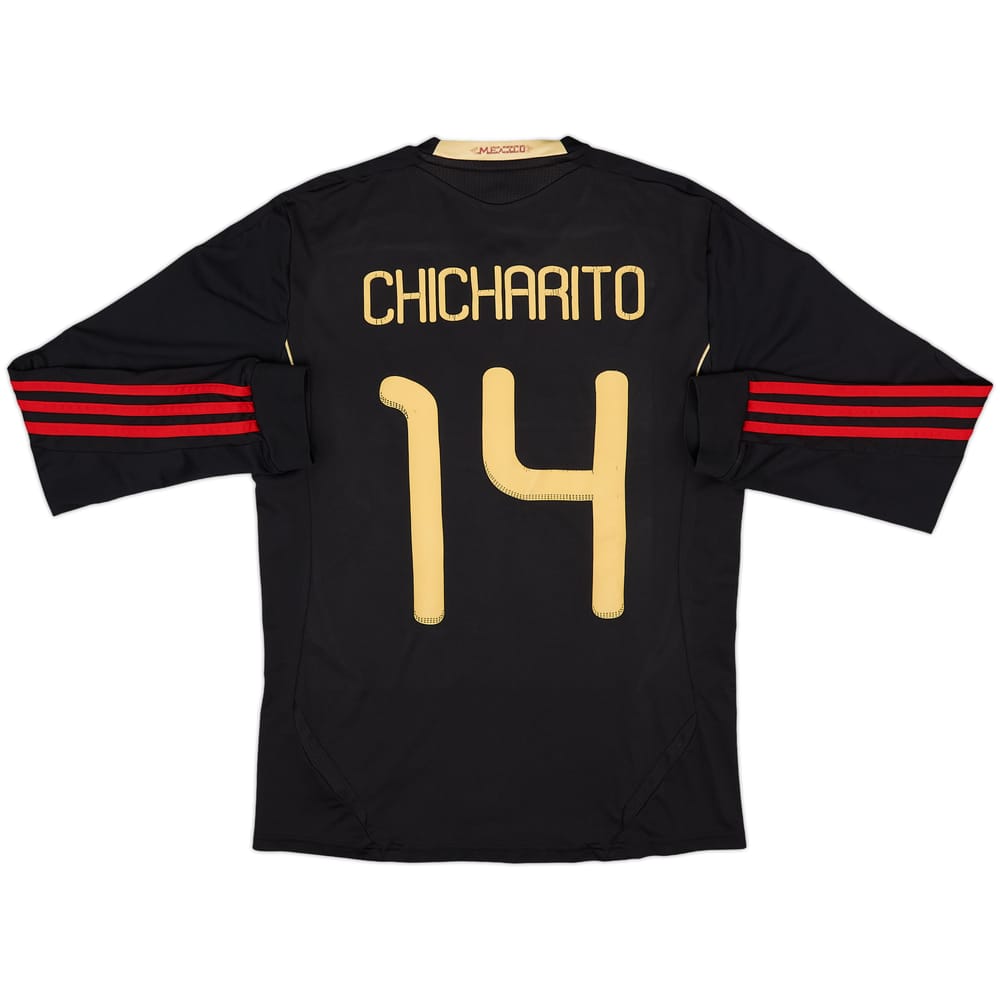 2011-12 Mexico Away L/S Shirt Chicharito #14 - 7/10 - (S)