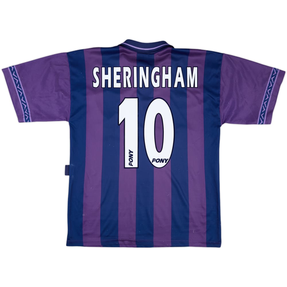 1995-97 Tottenham Away Shirt Sheringham #10 - 7/10 - (L)