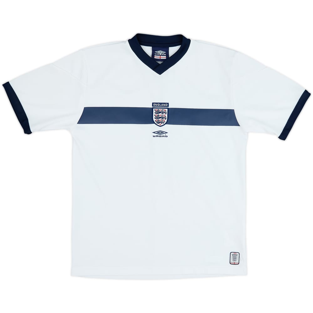 2000-01 England Umbro Training Shirt - 8/10 - (M)