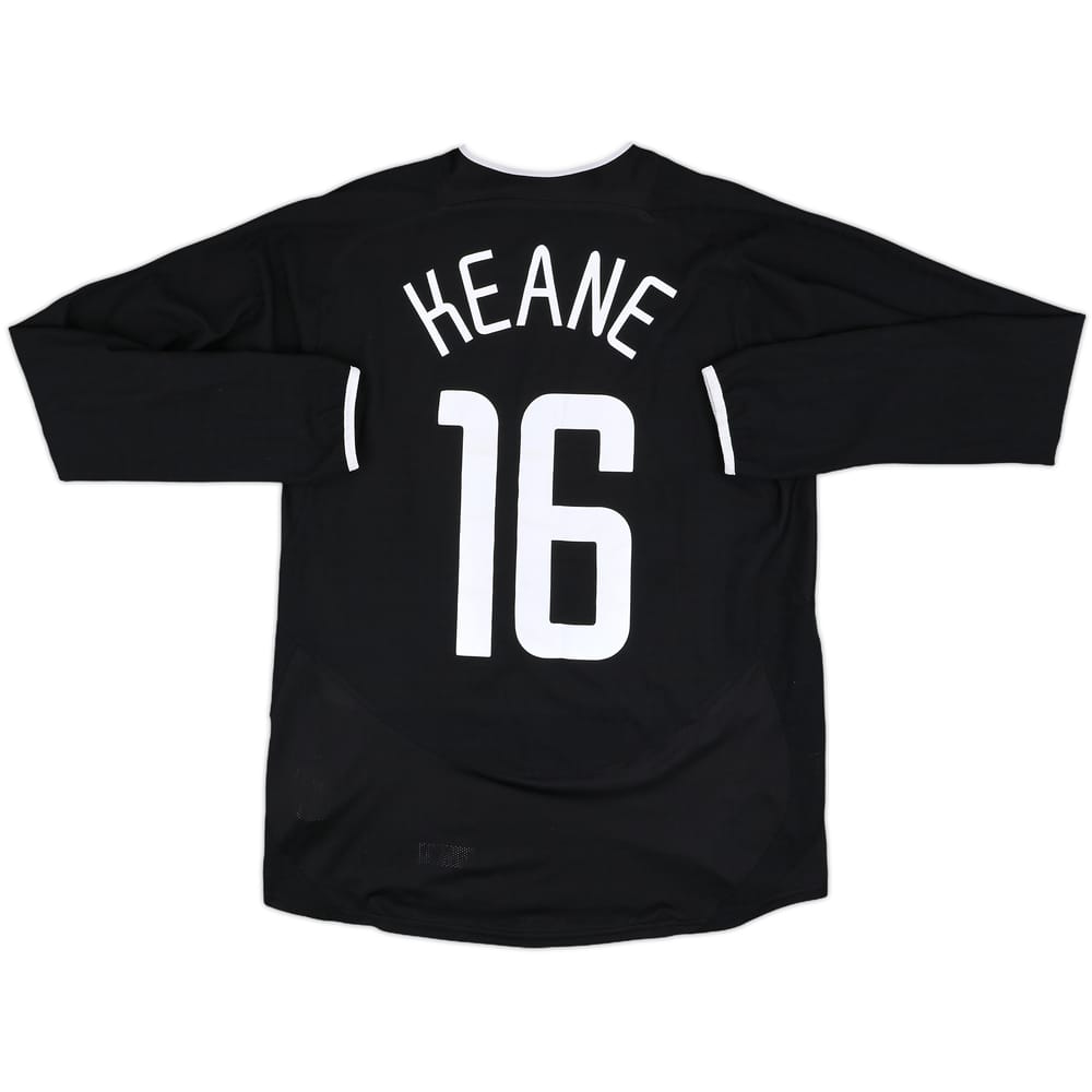 2003-05 Manchester United Away L/S Shirt Keane #16 - 8/10 - (M)