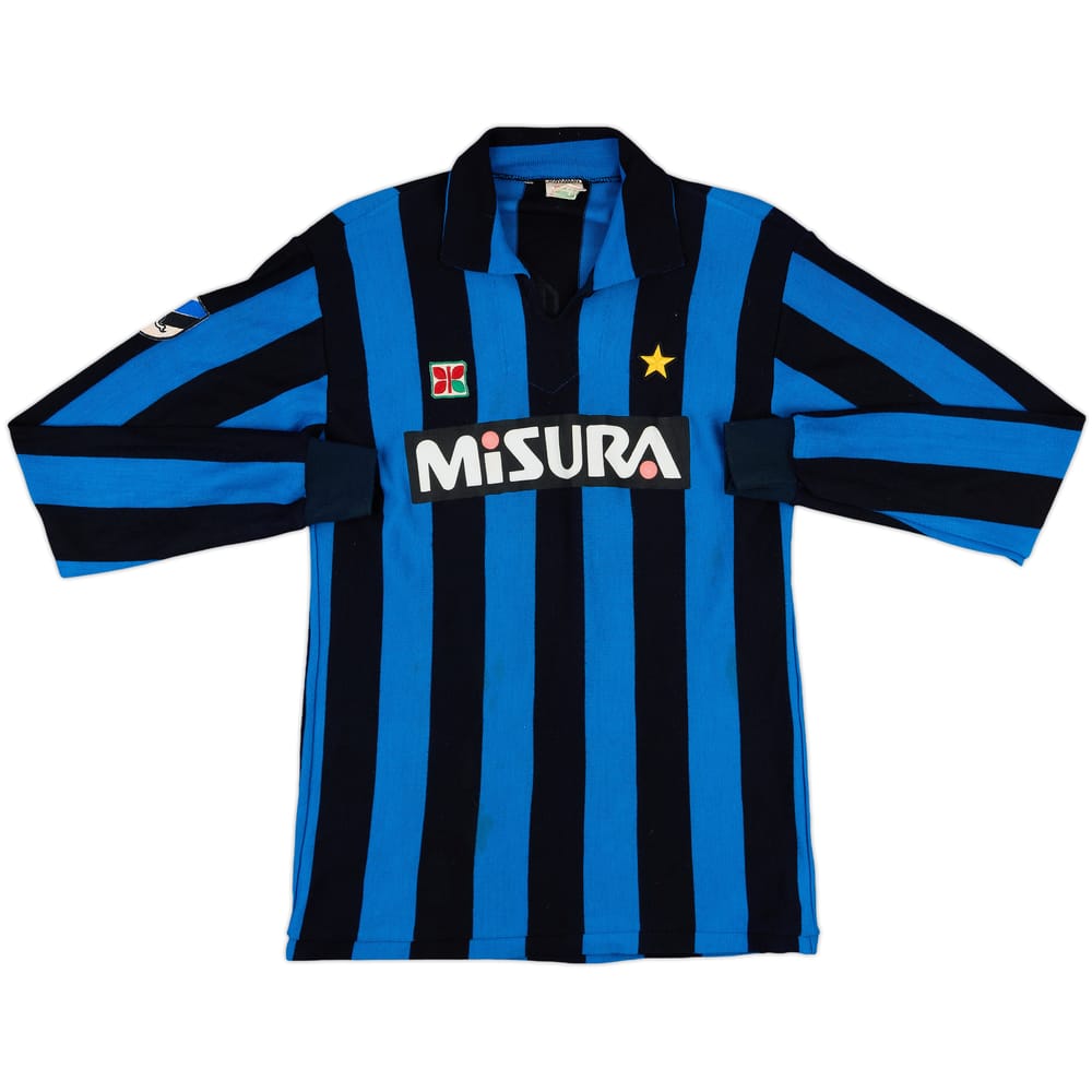 1983-86 Inter Milan Match Issue Signed Home L/S Shirt #15