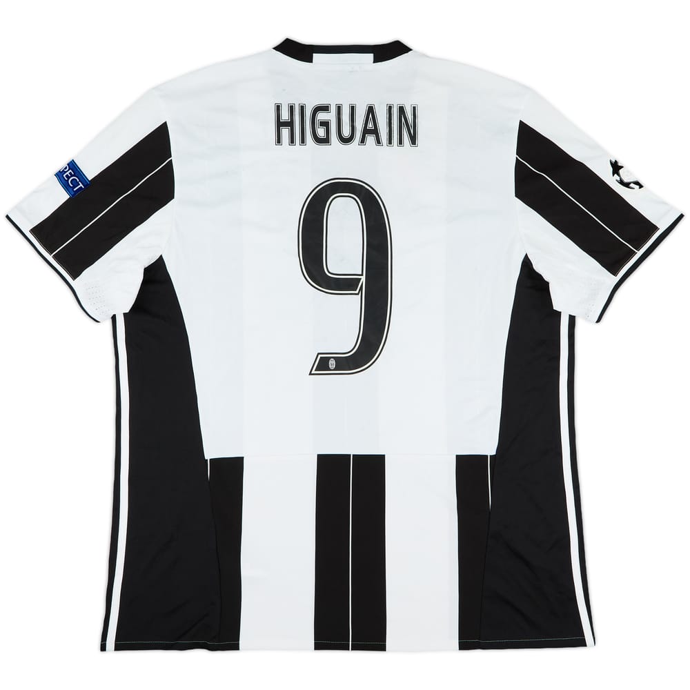 2016-17 Juventus Home Shirt Higuain #9 - 6/10 - (XL)