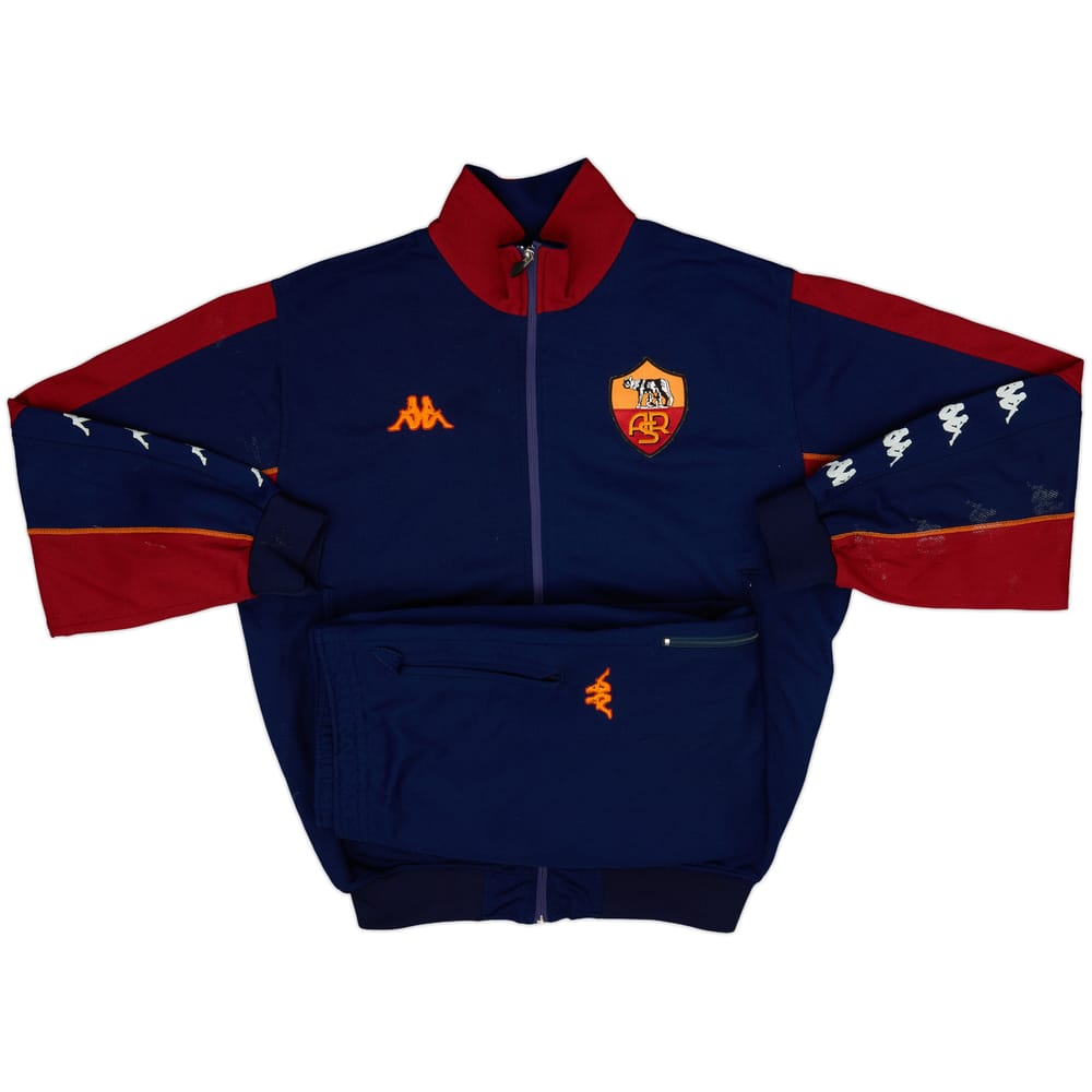 2002-03 Roma Kappa Tracksuit - 9/10 - (XL)