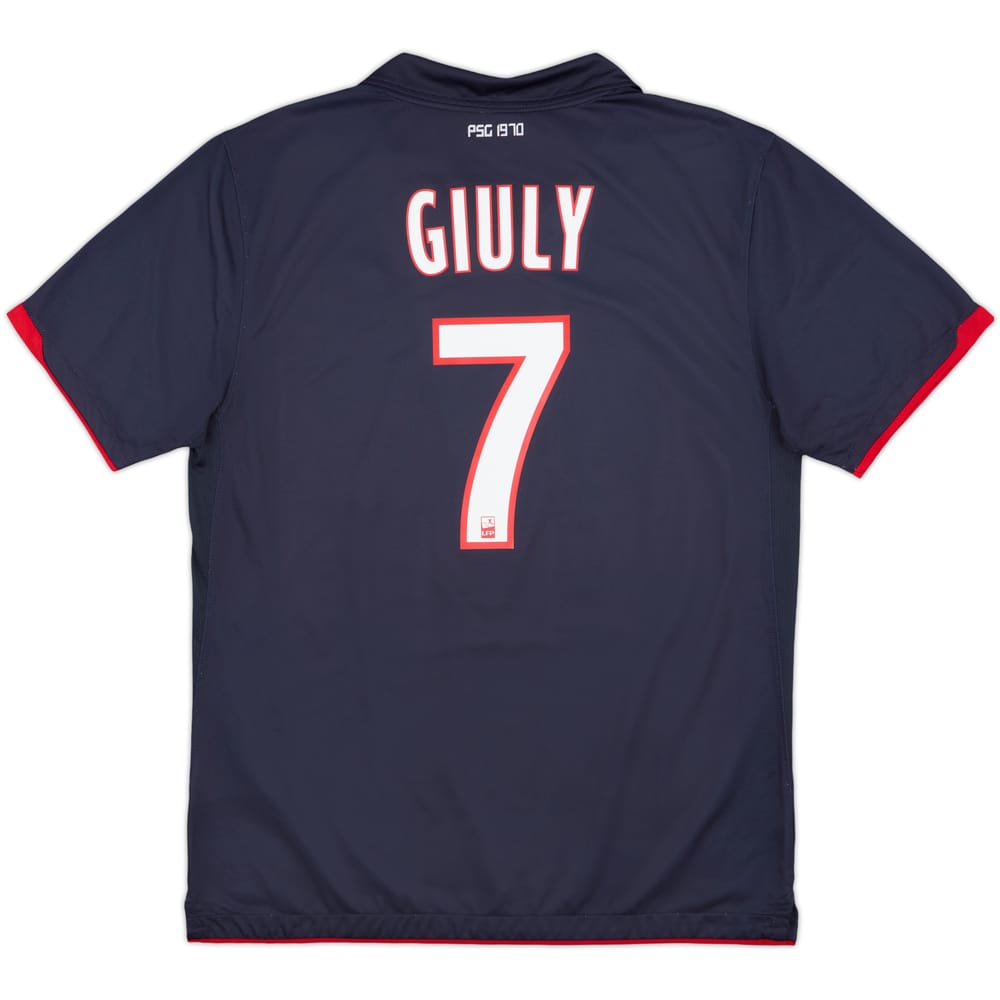 2010-11 Paris Saint-Germain Away Shirt Giuly #7 - 9/10 - (L)