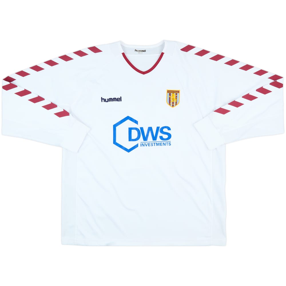 2004-05 Aston Villa Match Issue Away L/S Shirt #22