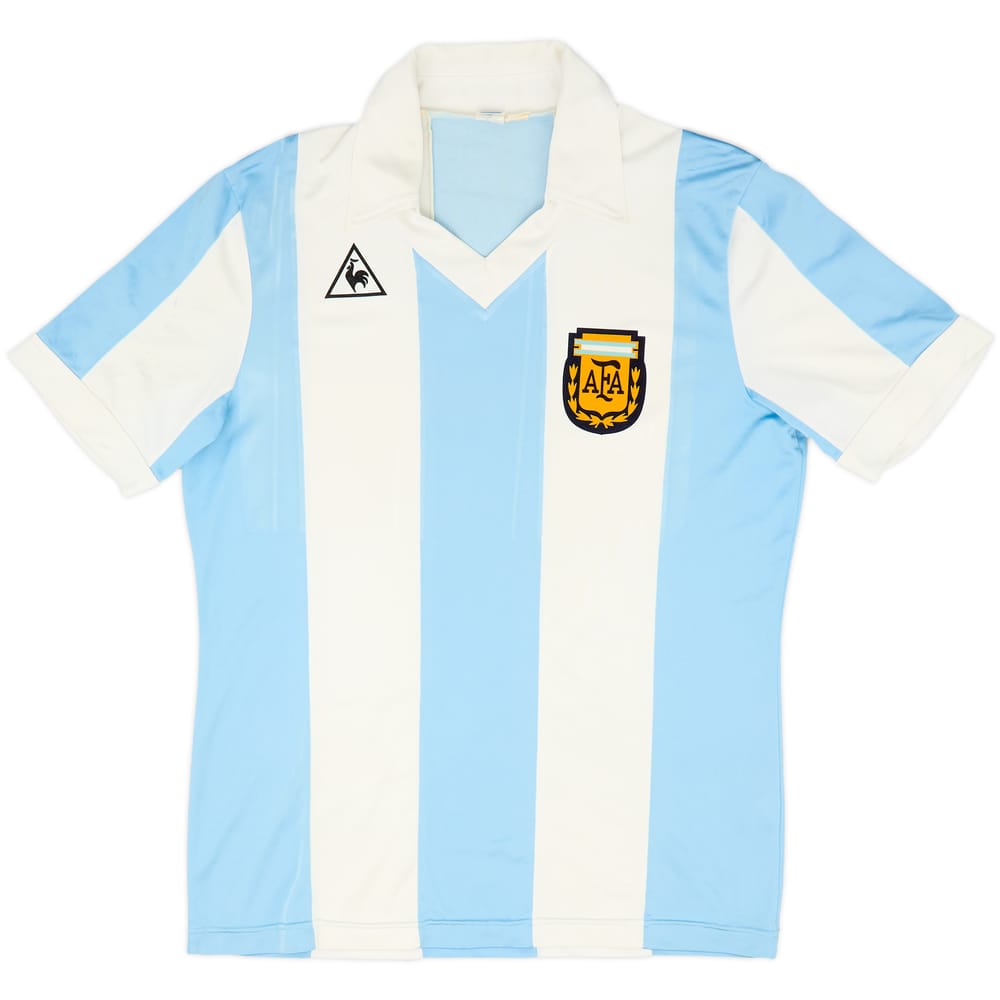 1980-82 Argentina Home Shirt - 8/10 - (XL)