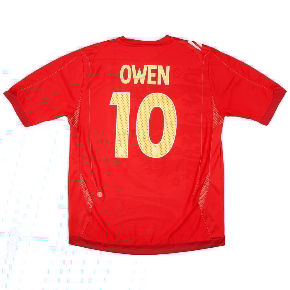2006-08 England Away Shirt Owen #10 - 7/10 - (L)