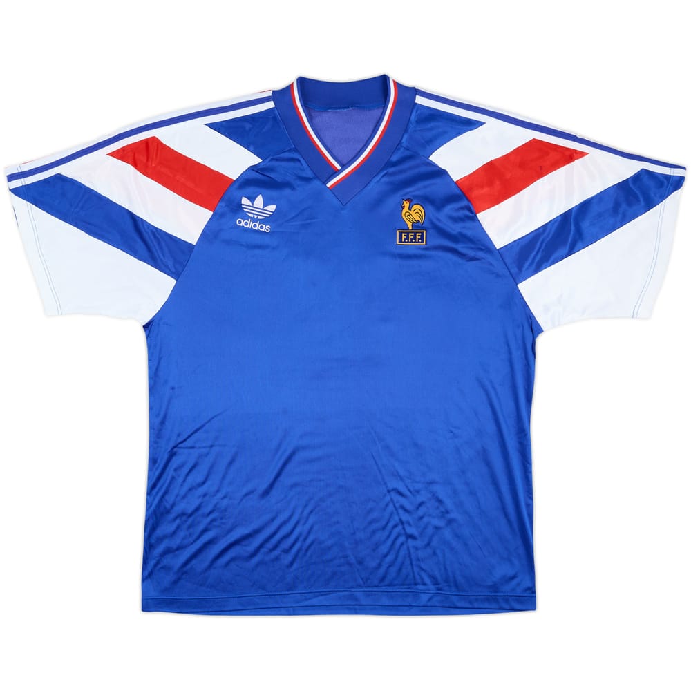 1994 France U-18 Match Worn Home Shirt #9