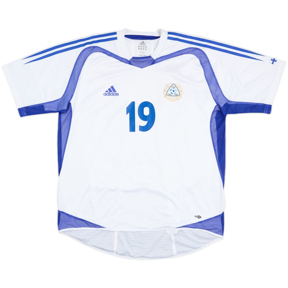 2005 Finland Match Issue Home Shirt #19