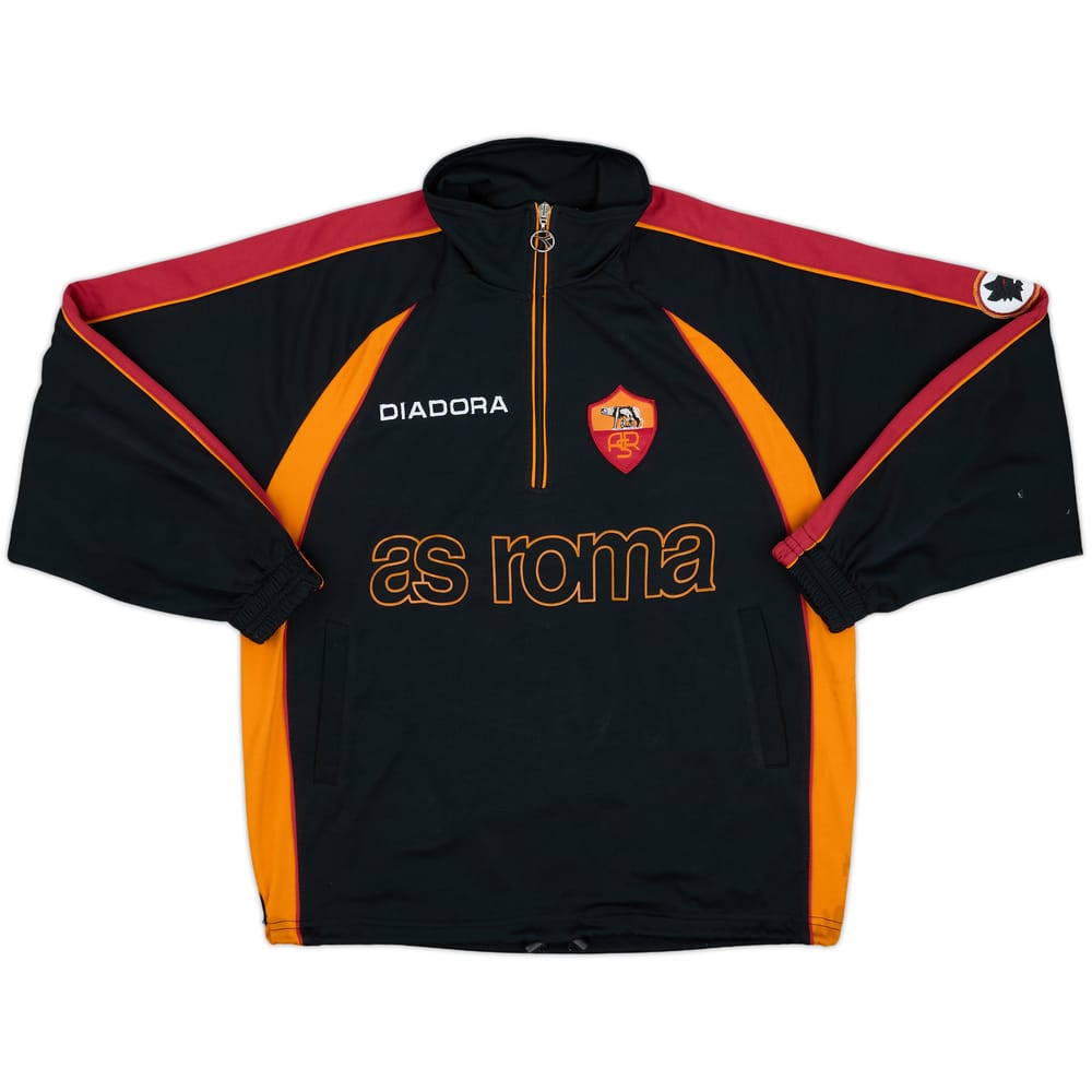 1999-00 Roma Diadora 1/4 Zip Drill Top - 8/10 - (L)