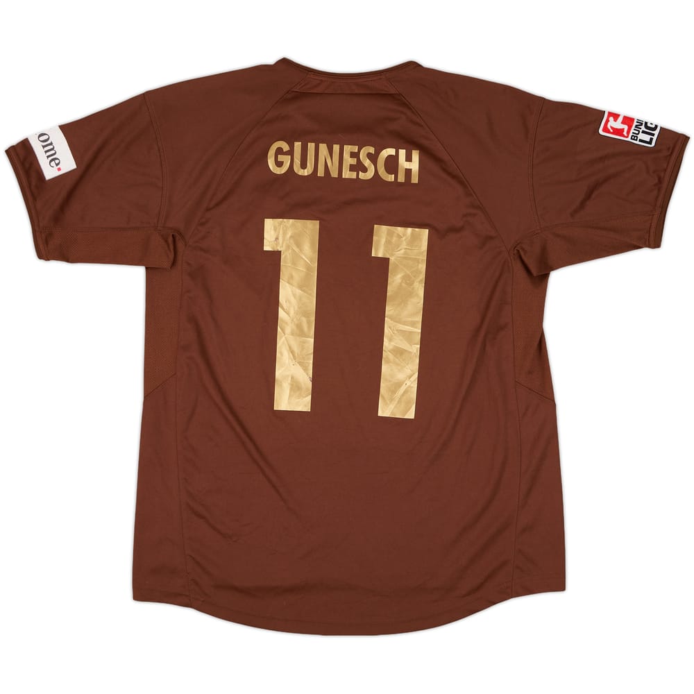 2007-08 St Pauli Home Shirt Gunesch #11 - 7/10 - (XL)