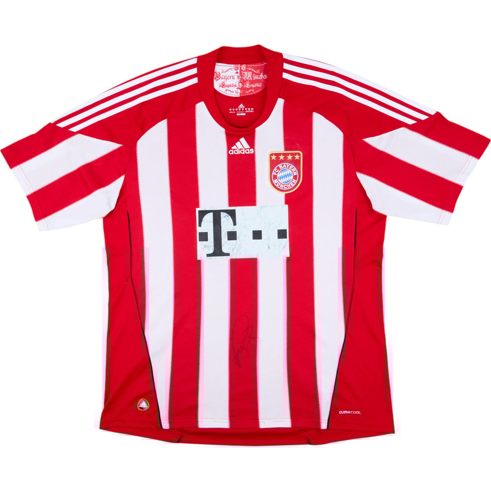 2010-11 Bayern Munich Signed Home Shirt - 5/10 - (XL)