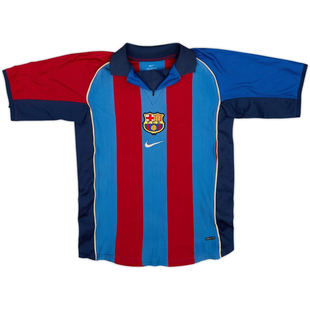 1998-00 Barcelona Home Shirt - 7/10 - (12-13 Years)