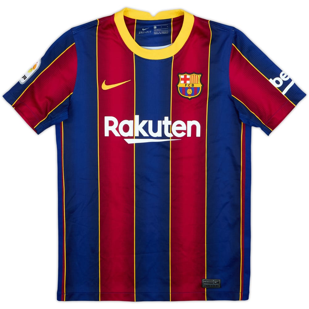 2020-21 Barcelona Home Shirt - 9/10 - (13-14 Years)