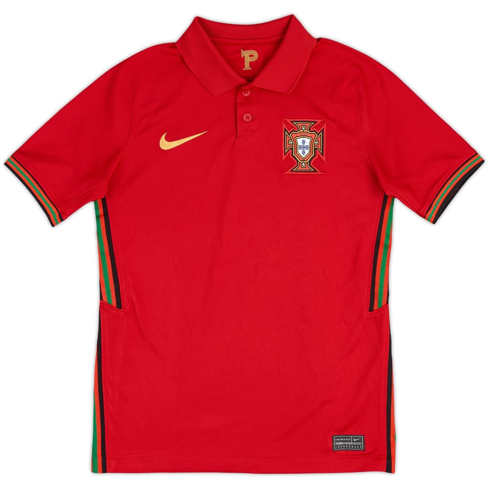 2020-21 Portugal Home Shirt - 8/10 - (M.Boys)