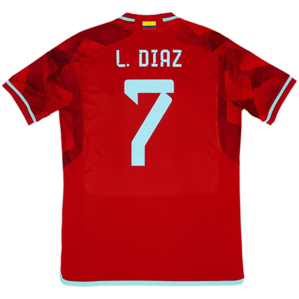 2022-23 Colombia Away Shirt L.Diaz #7 - 8/10 - (L)