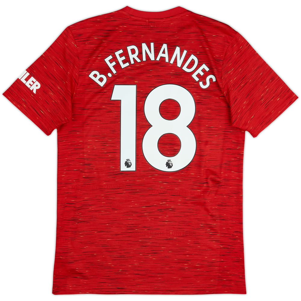 2020-21 Manchester United Home Shirt B.Fernandes #18 - 5/10 - (M)