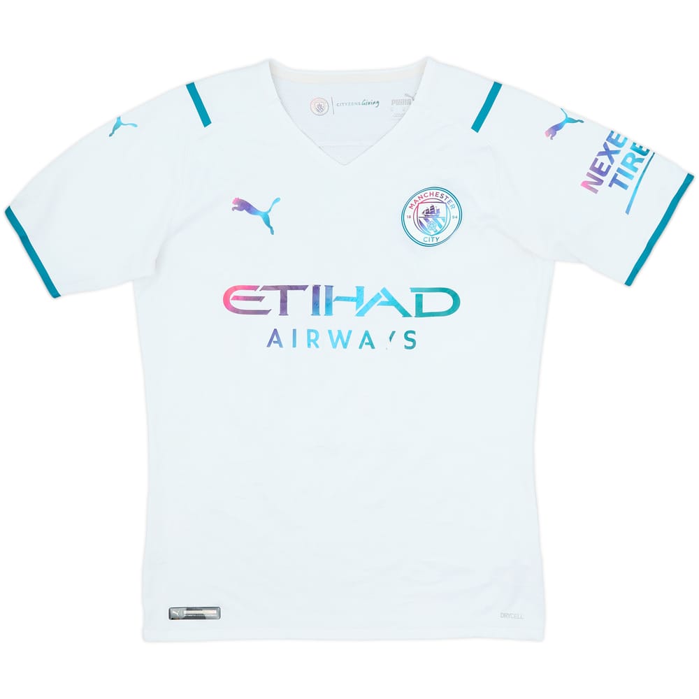 2021-22 Manchester City Away Shirt - 4/10 - (M)