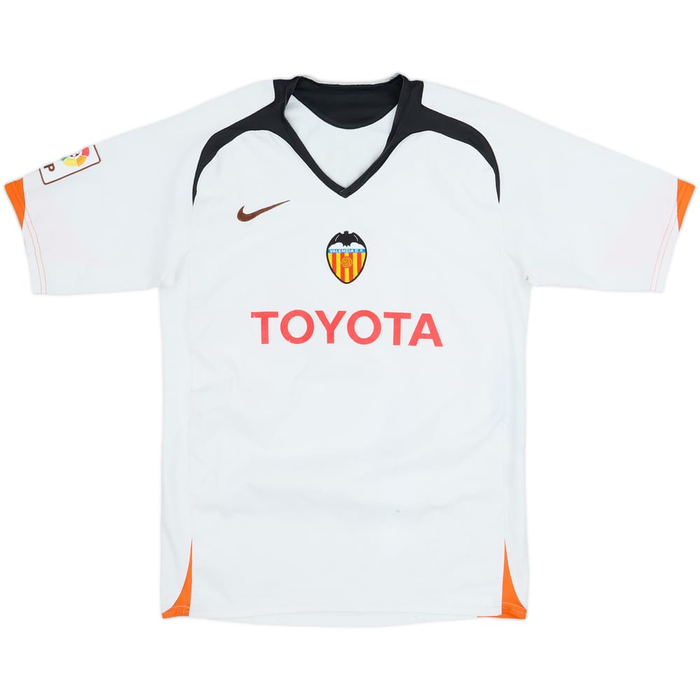 2005-06 Valencia Home Shirt - 4/10 - (L.Boys)