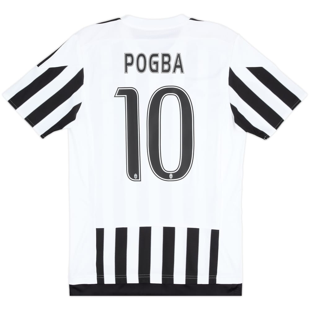 2015-16 Juventus Home Shirt Pogba #10 - 8/10 - (M)