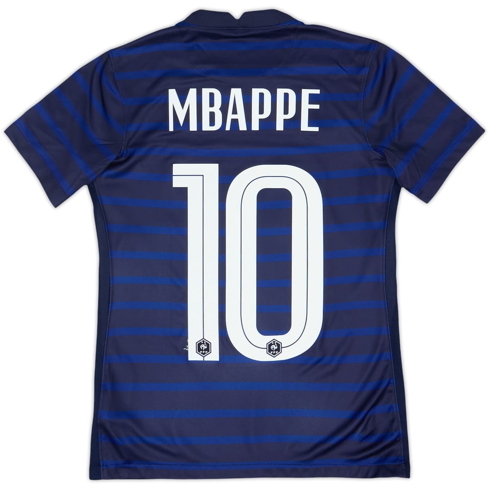 Camiseta de local de France 2020-21 Mbappe #10 - 8/10 - (XS)