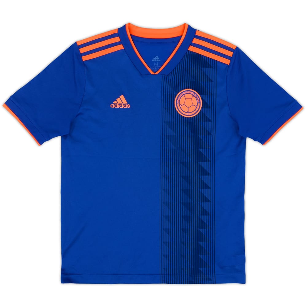 2018-19 Colombia Camiseta Visitante - 8/10 - (M. Niños)